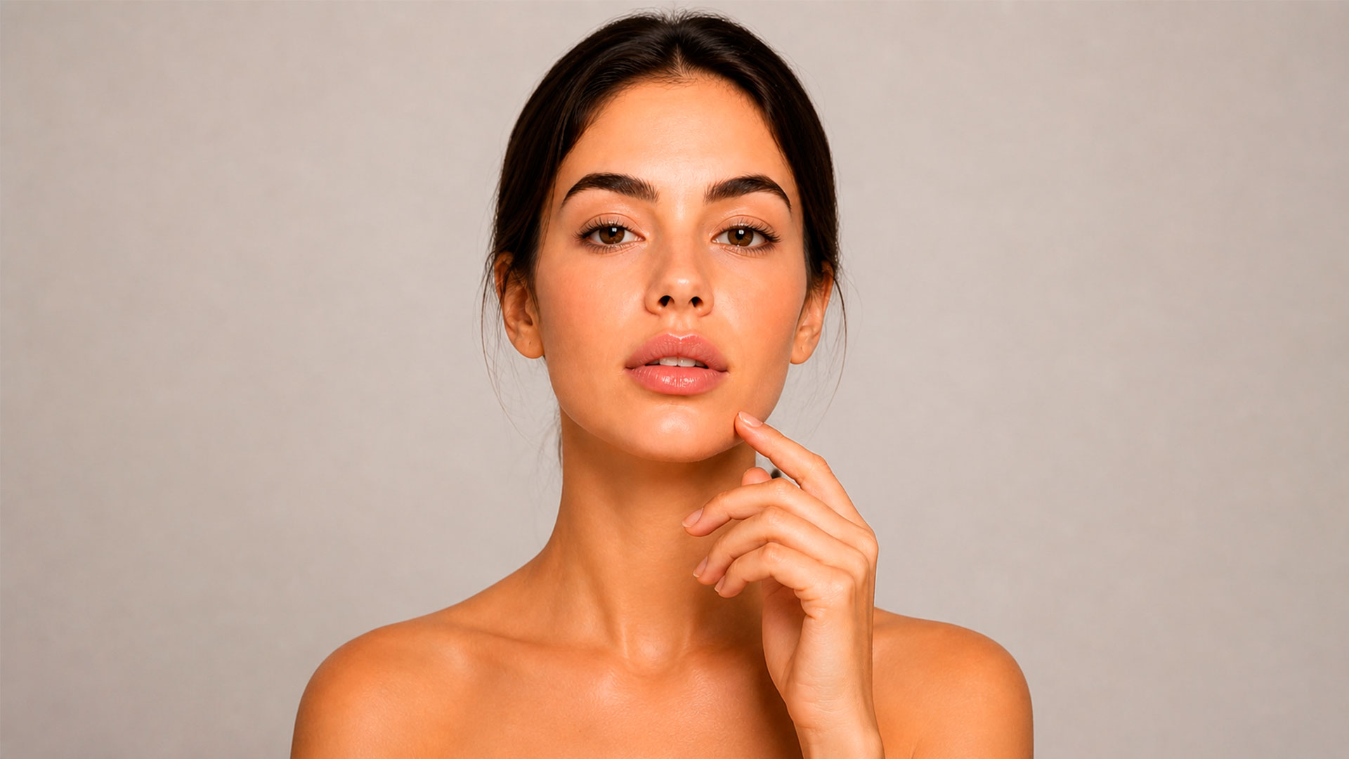 Resultado natural de aumento de labios con ácido hialurónico